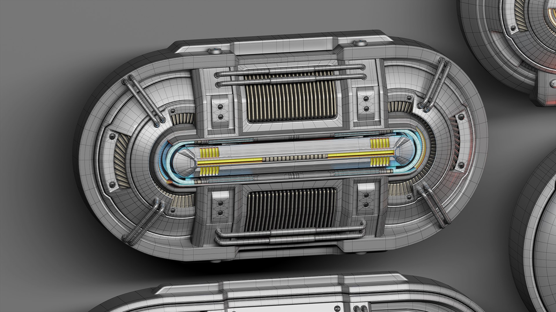 3D model Scifi Kitbash Hard Surface subdivision ready - TurboSquid 1972219