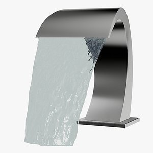 3D Animated Cobra Waterfall