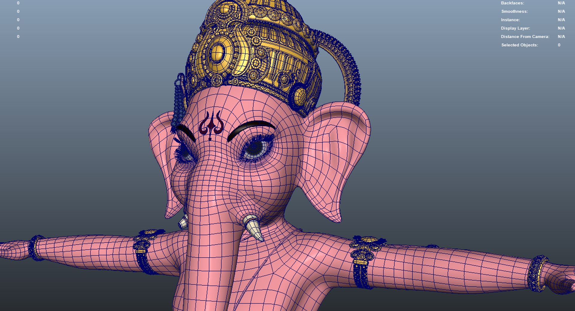 Ganesha 3d Model Rigged Model - TurboSquid 2124971