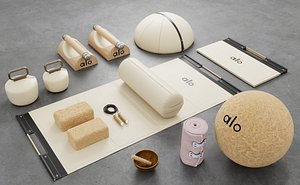 Yoga Exercise Supplies 3D model