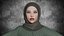 Sara – muslimisches Mädchen mit Hijab Low-Poly