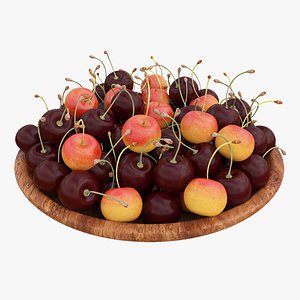 Cherry wooden plate model