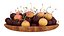 Cherry wooden plate