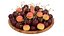 Cherry wooden plate