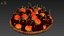 Cherry wooden plate