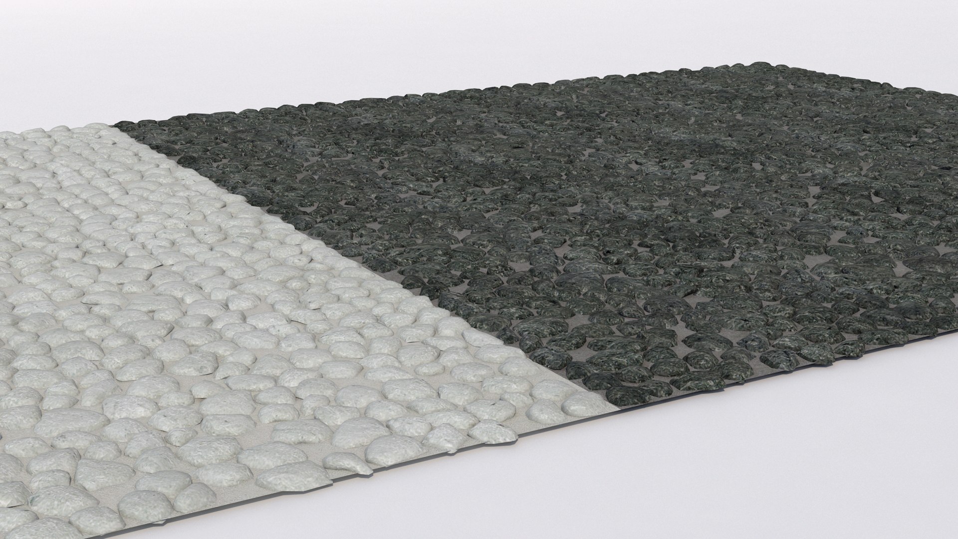 3d Model Pebble Flooring