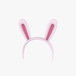 Prop44 Rabbit Headband 3D model