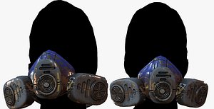 3D gas mask model