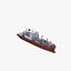 3d model dry cargo ship