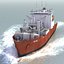 3d model dry cargo ship