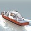 3d model dry cargo ship