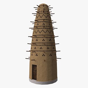 3D model pigeon tower