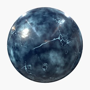 3D Procedural Blue Marble Material model