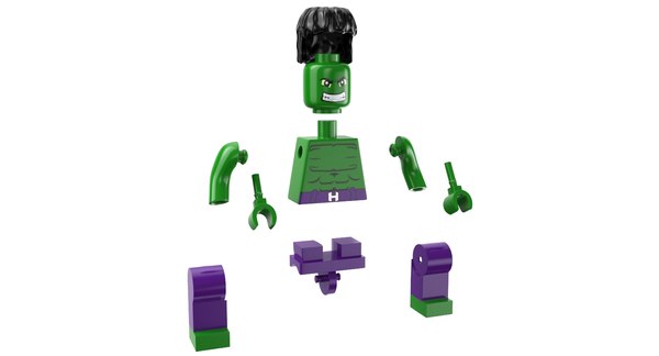 Lego hulk 3D model - TurboSquid 1363630