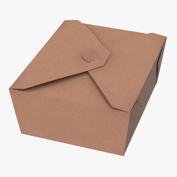 3d takeout container model