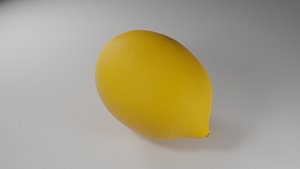 3D lemon