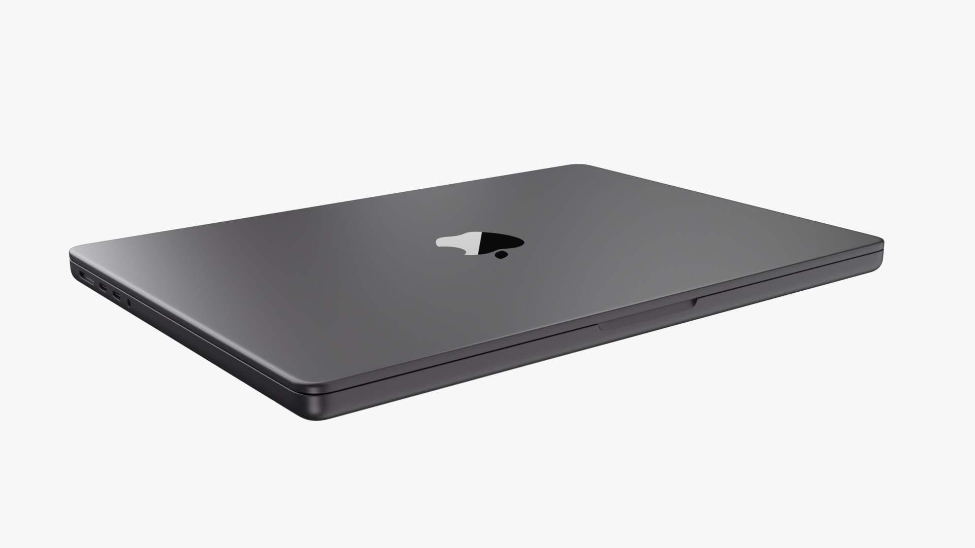 3D Model Apple MacBook Pro M3 Pro 14-inch Space Black - TurboSquid 2153127