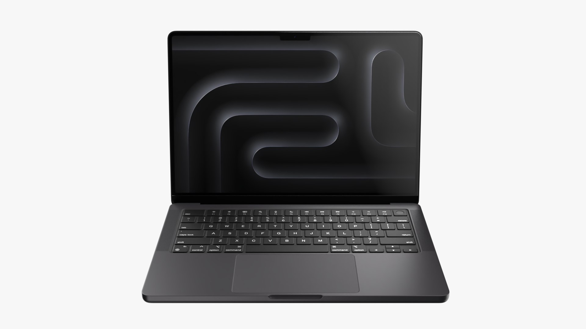 3D Model Apple MacBook Pro M3 Pro 14-inch Space Black