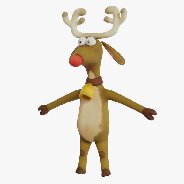 modelo 3d reno de navidad - TurboSquid 1974143