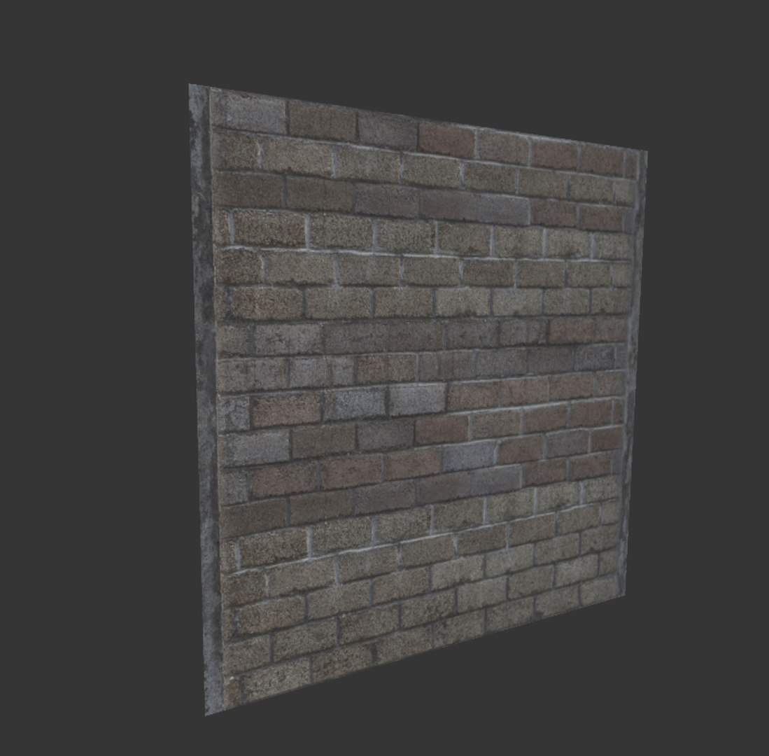 3D Ultra Realistic Brick Old Wall - TurboSquid 1402468