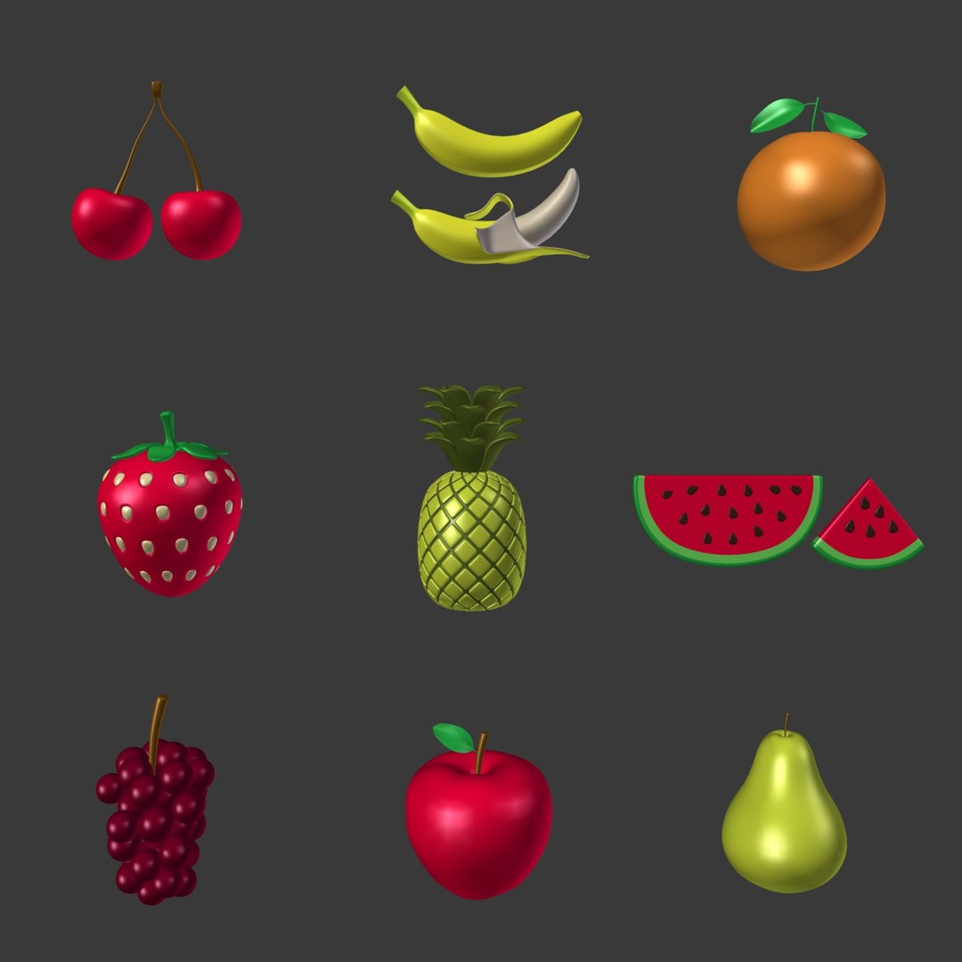 cartoon ananas 3D https://p.turbosquid.com/ts-thumb/27/WJsgor/To/i2/jpg/1611246228/1920x1080/fit_q87/7b2dacd6e814d1dbb4898dcddf98d4a8985f7f1d/i2.jpg