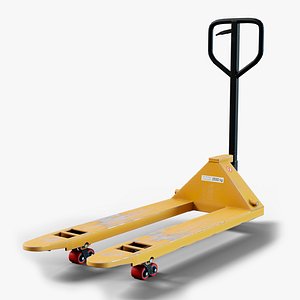 hand pallet truck gameready 3D model