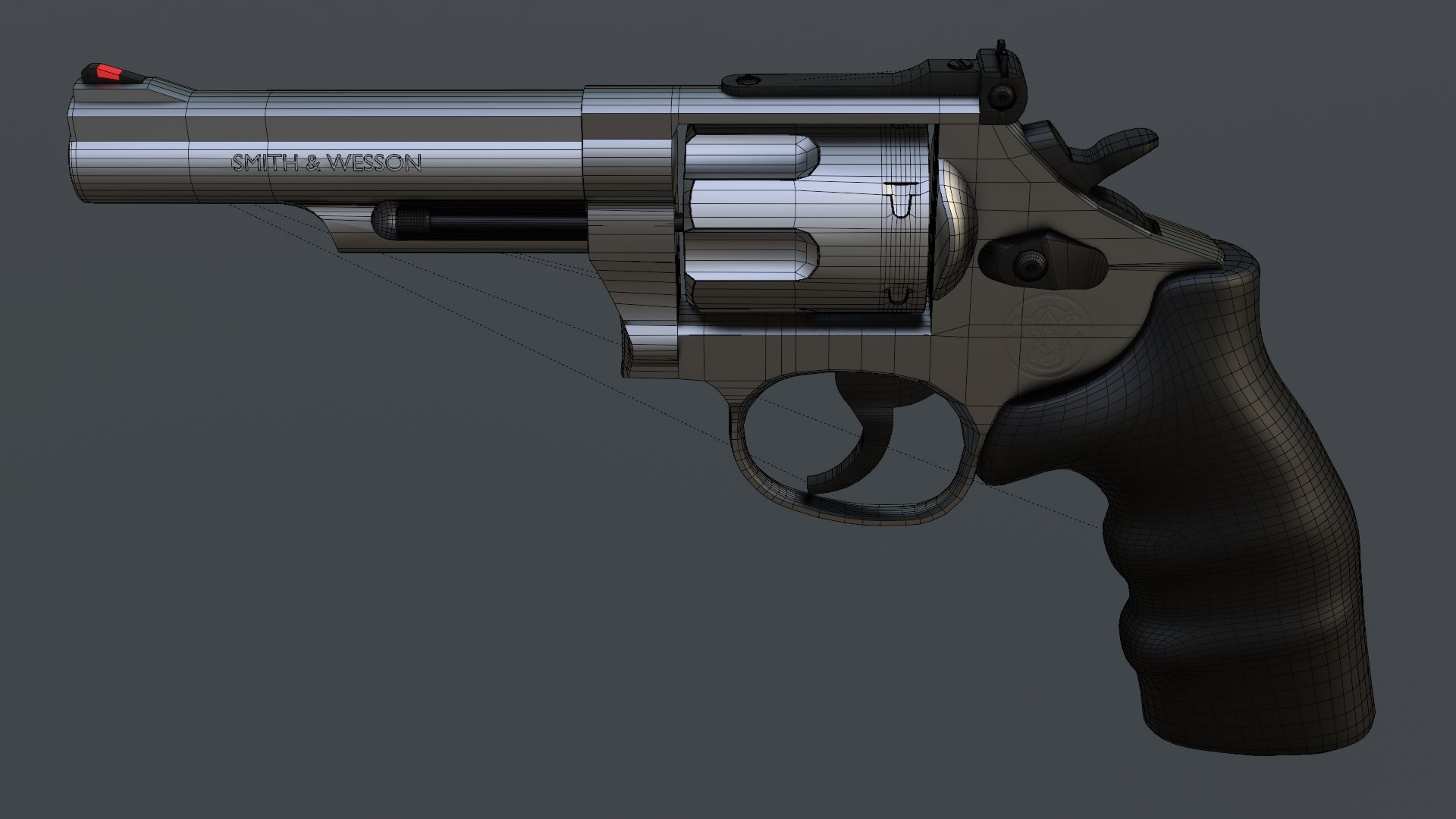 Revolver Smith And Wesson 3D Model - TurboSquid 2059823