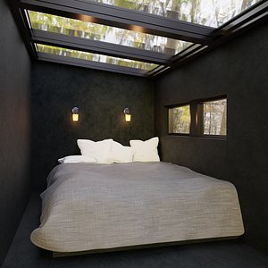 3D bedroom hidden room