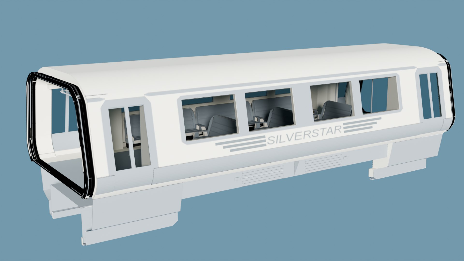 3D Monorail Set - TurboSquid 2250211