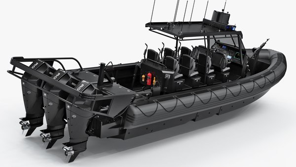 RHIB Patrol 팽창식 보트 3D 모델 - TurboSquid 2316491