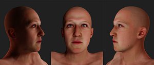 3D model Not Mark Zuckerberg Low-poly Game-ready