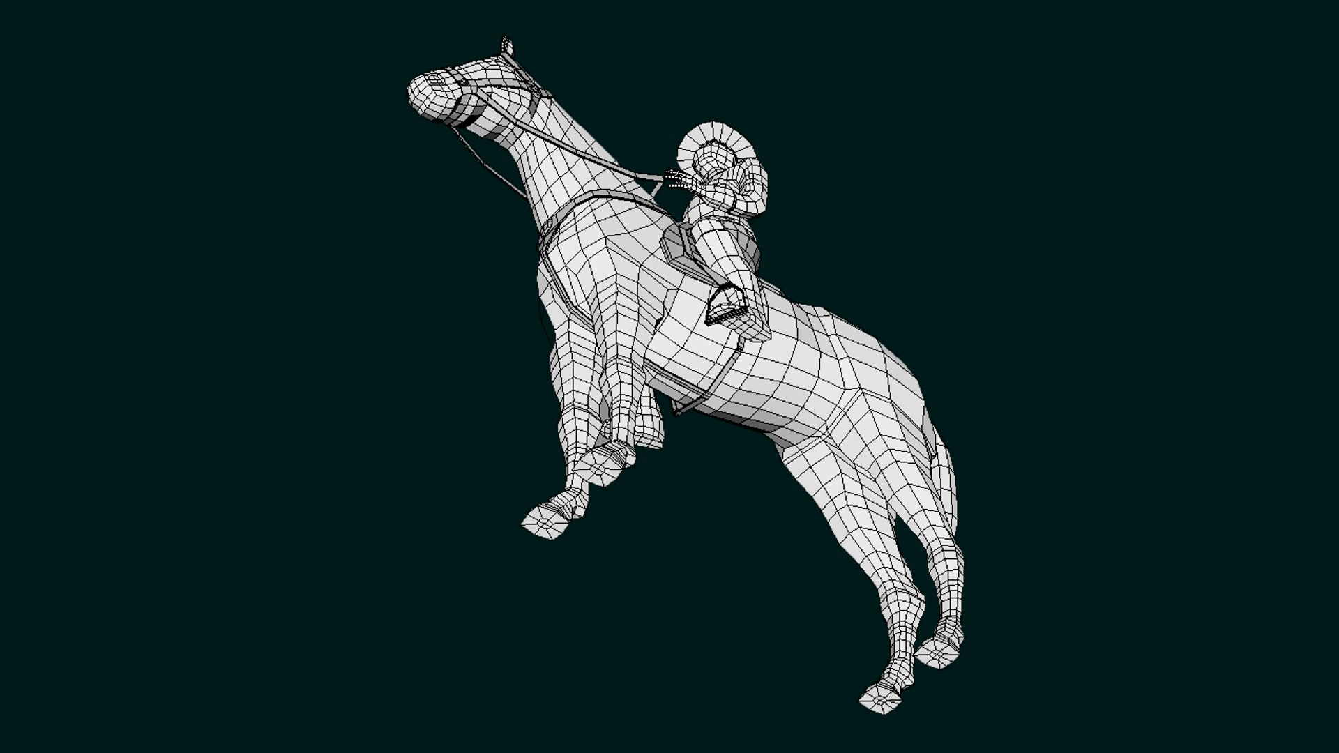 Rider Low Poly Base Mesh 3D - TurboSquid 2381178