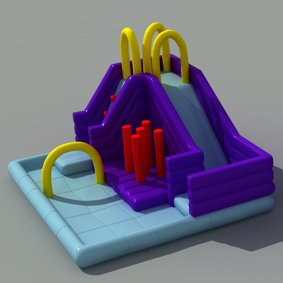 3d Inflatable Playground Model