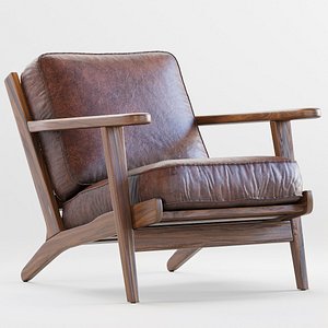 Raylan leather armchair