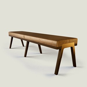 3ds max designer lounge bench