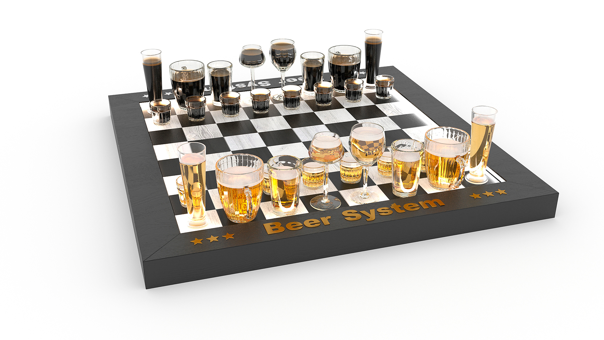 Chess beer 3D - TurboSquid 1690728
