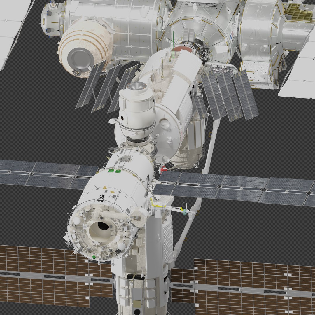 International Space Station Model TurboSquid 1959839