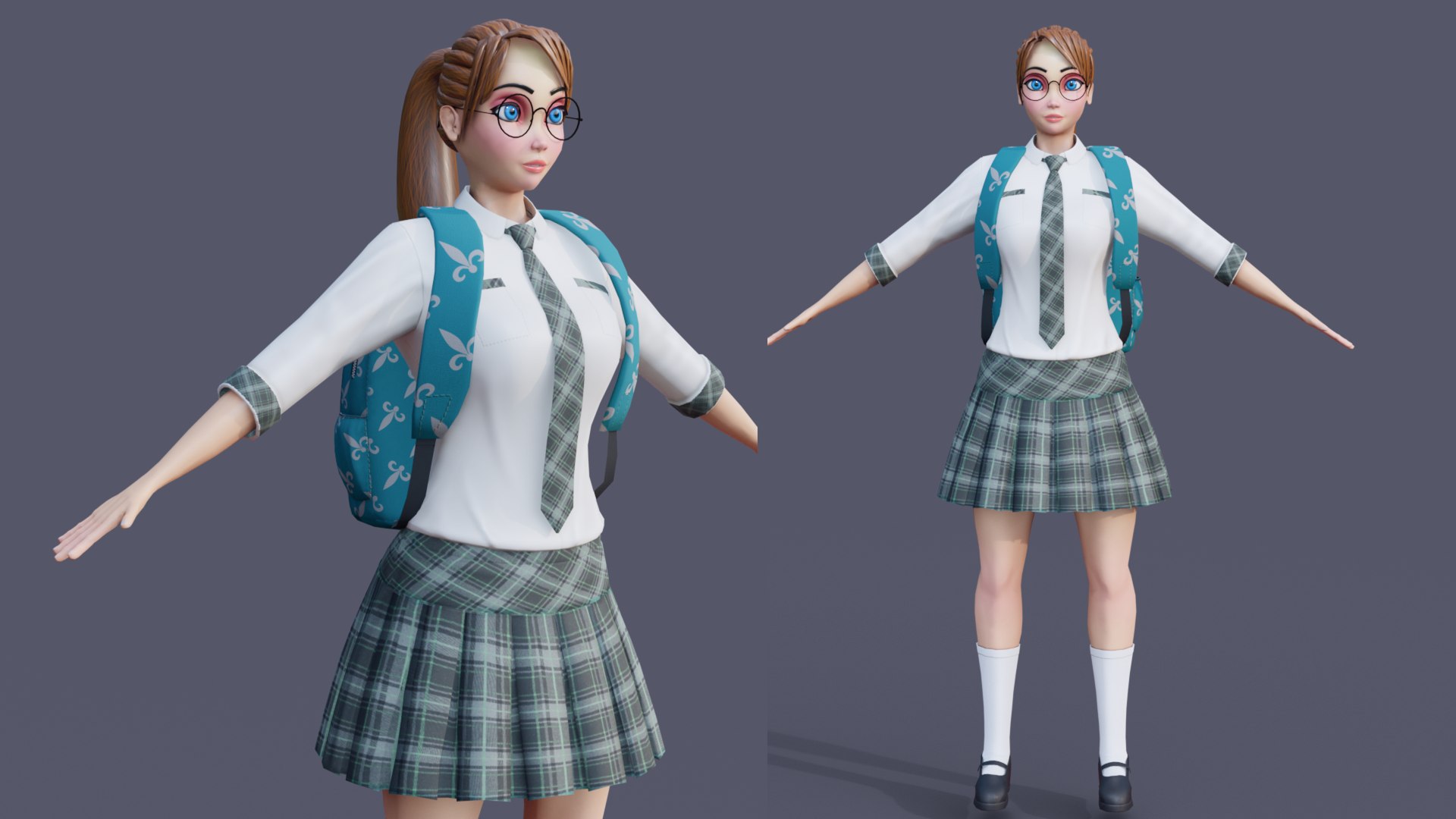3D Cartoon School Girl NO RIGG Blender model https://p.turbosquid.com/ts-thumb/28/4CftFI/TY/pose16/jpg/1647442963/1920x1080/fit_q87/32b92a02c5e7594e6afbdcc9728a94309aa8a8a9/pose16.jpg
