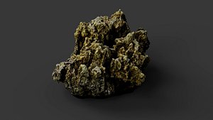 rock volcanic rough stone debris pt2 PBR photogrammetry model