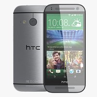 HTC One Mini 2 Dark Gray 3D Model
