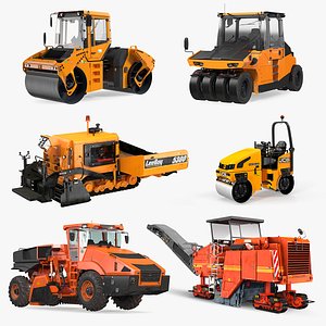 Road Construction Rigged Equipment Collection