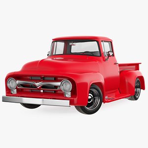 1956 f100 pickup truck 3D model