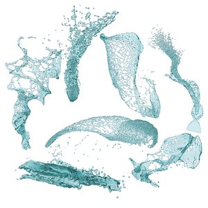 3D 7 Water Splash vol 2 model