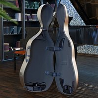 Open Carbon Cello Carry Case