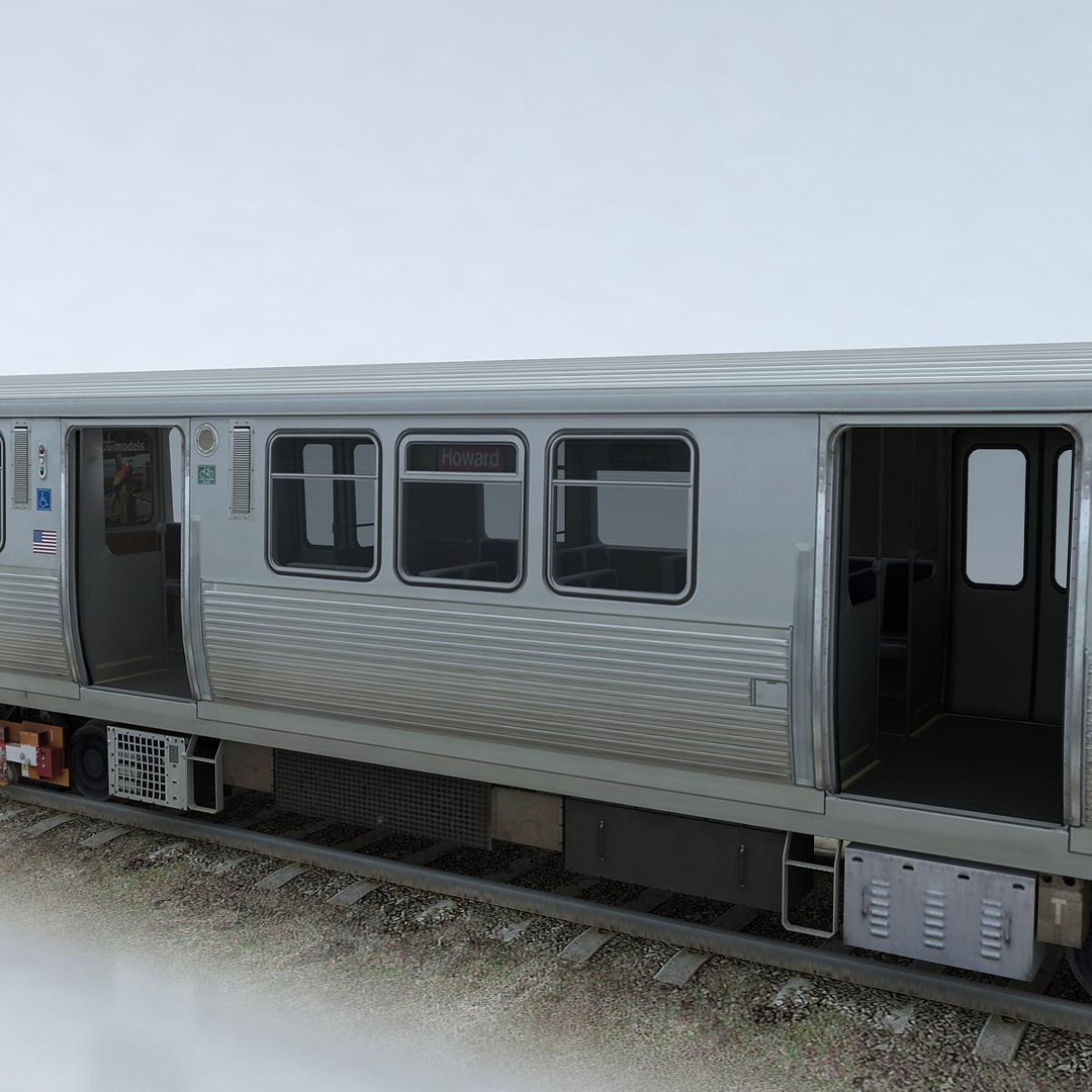 3d Train Cta Model