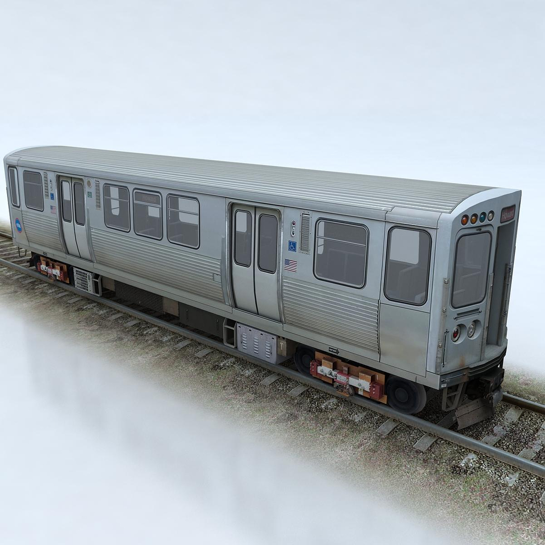 3d Train Cta Model