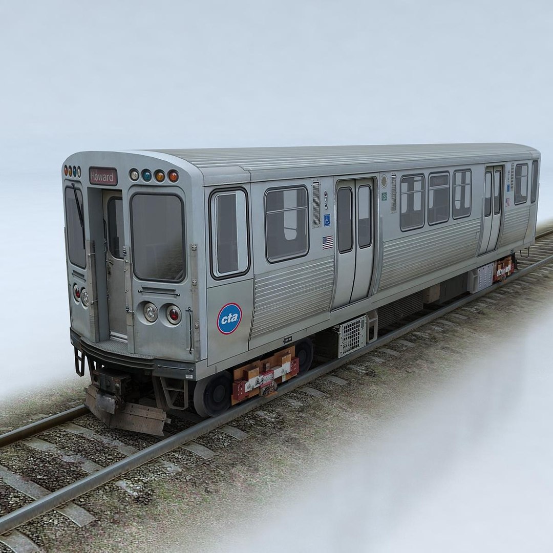 3d Train Cta Model