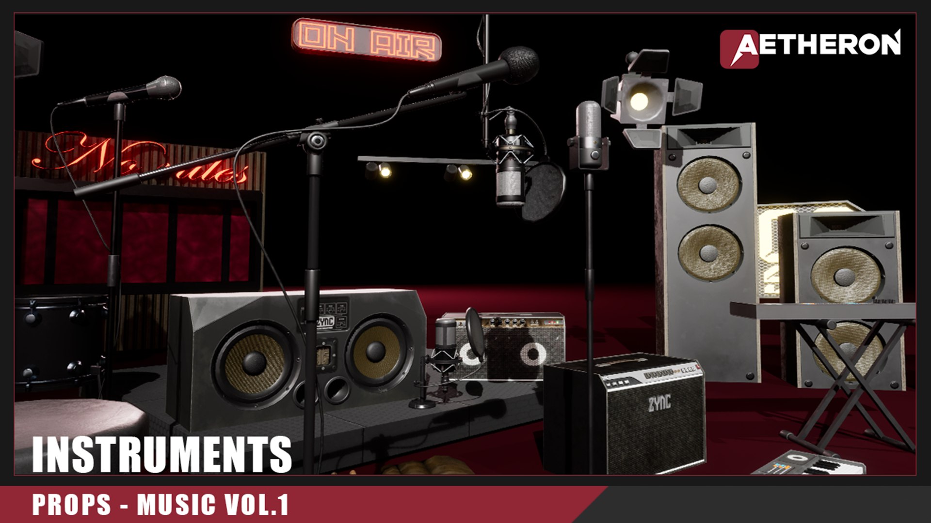 Musical Instruments VOL 1 Nanite And Low Poly 3D Model - TurboSquid 2308715