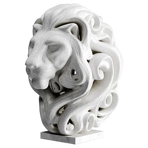 3D Lion Statue