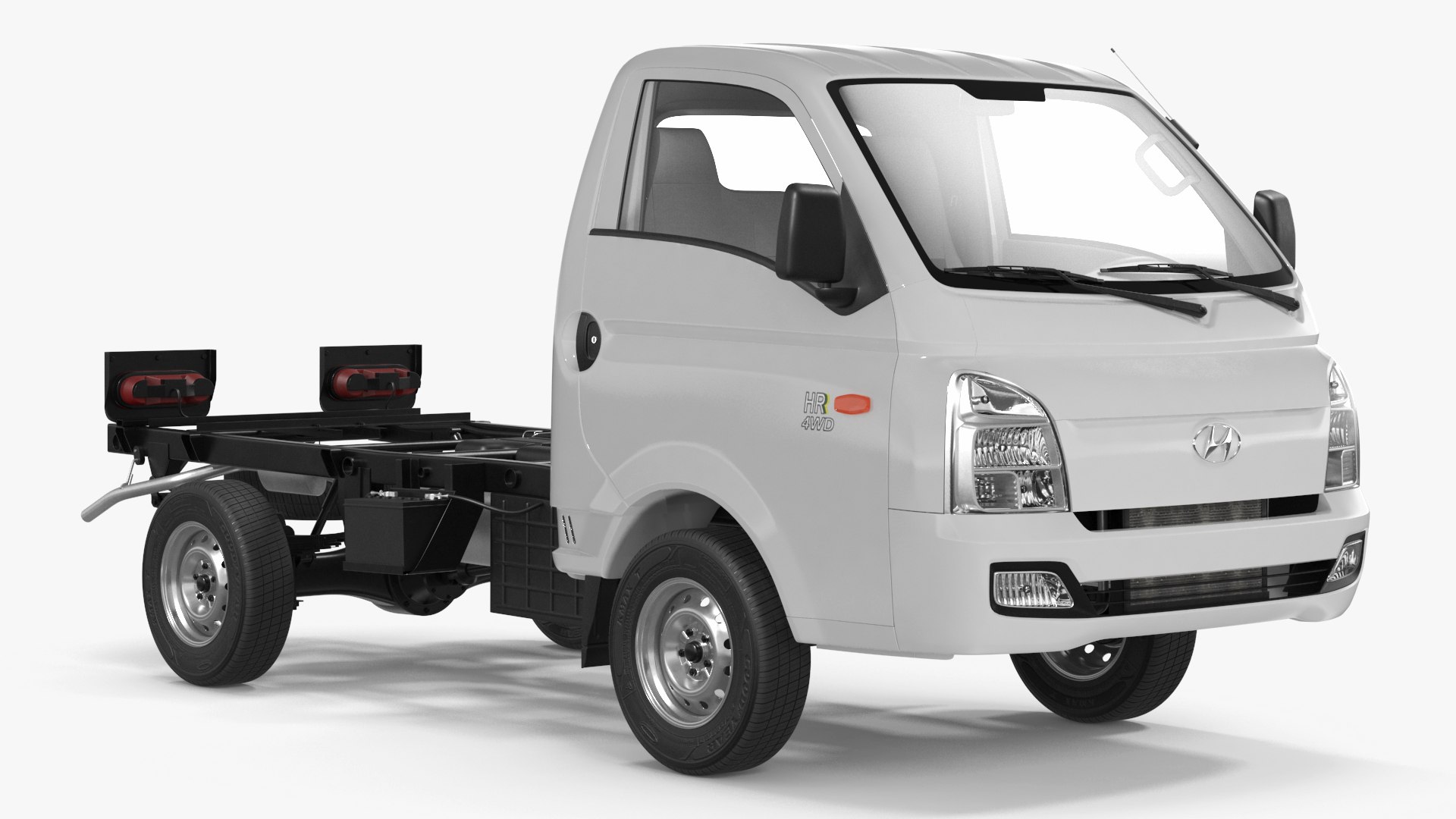 Hyundai HR 2023 Bare Chassis 3D model preview